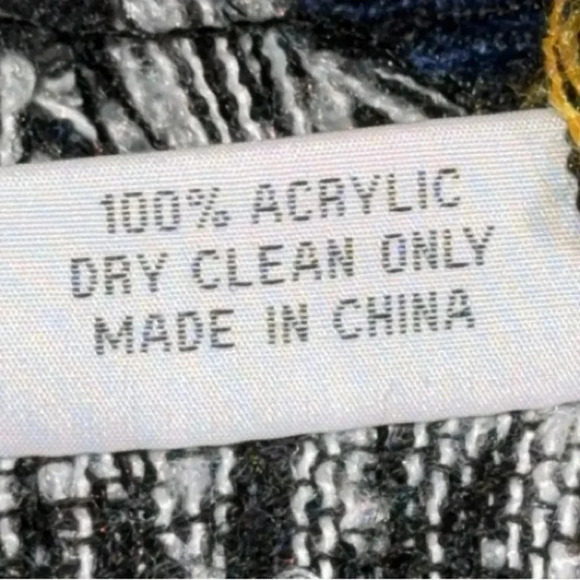 NWT lulla collection by bindya fashion scarf from nordstrom navy multi color - Picture 6 of 7